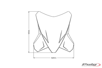Vervangingsruit Touring Plus Puig Ktm 1290 Super Adventure R/S '21-