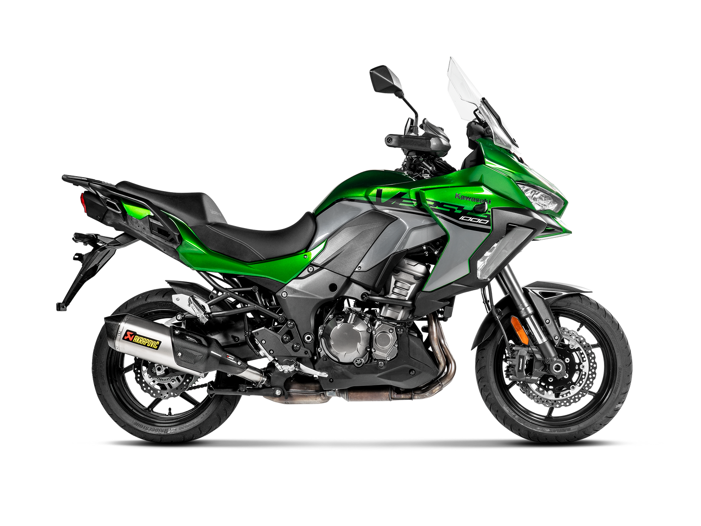 Akrapovič Uitlaat - Kawasaki Versys 1000 2019-2024 - Slip-On Line (Titanium)