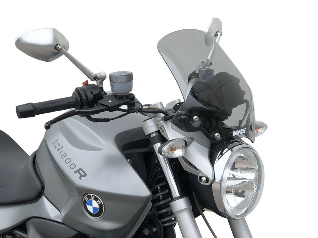 WRS Vervangingsruit - BMW R1200R 2010-2014 - Intermedio - Licht Getint / Transparant