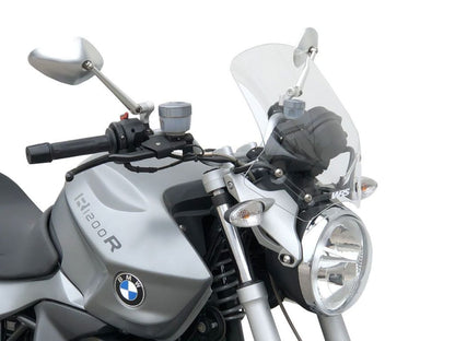 Vervangingsruit intermedio WRS BMW R1200R '06-14 transparant (montage op originele steunen)