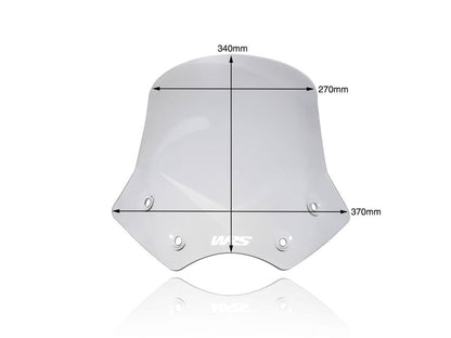 WRS Vervangingsruit - BMW R1200R 2010-2014 - Intermedio - Licht Getint / Transparant