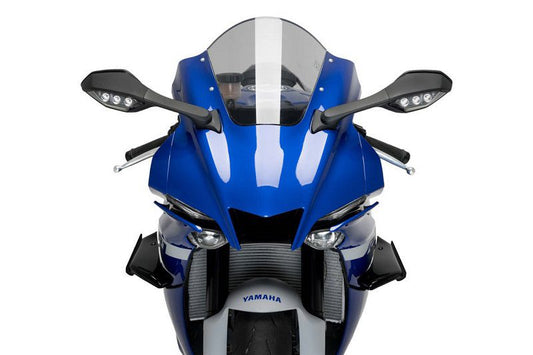 Side Spoiler Downforce van Puig voor de Yamaha R1 '20- -zwart