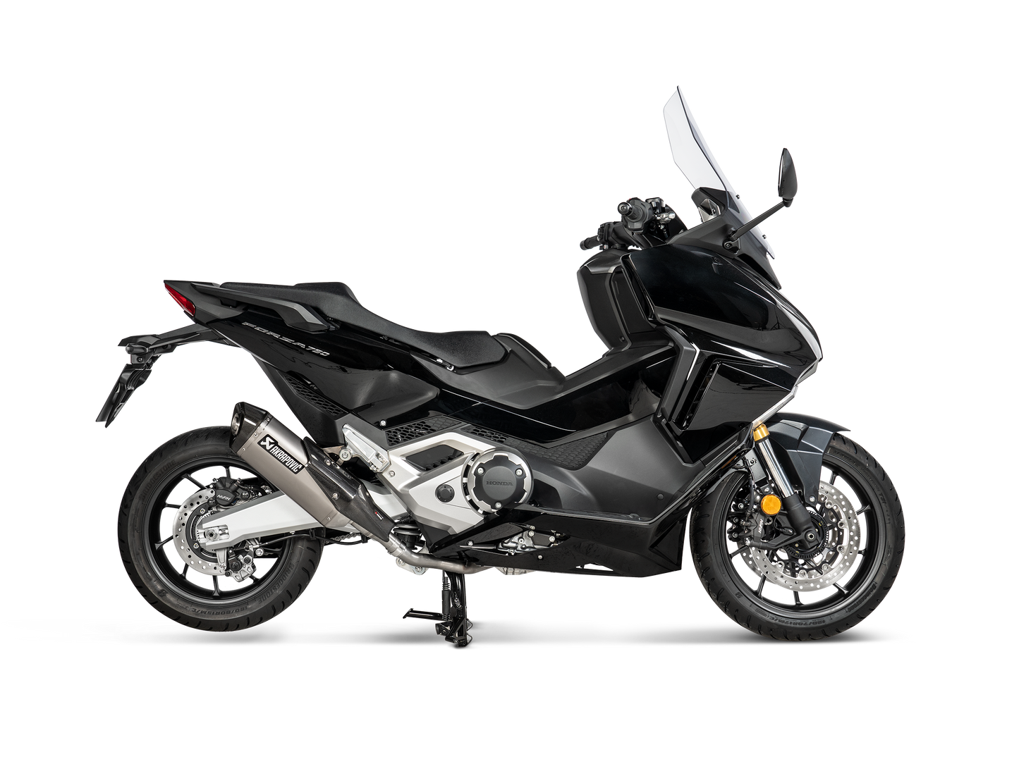 Akrapovič Uitlaat - Honda NSS750 Forza 2021-2024 | X-ADV 750 2017-2024 - Slip-On Line (Titanium) - Motor Accessoires