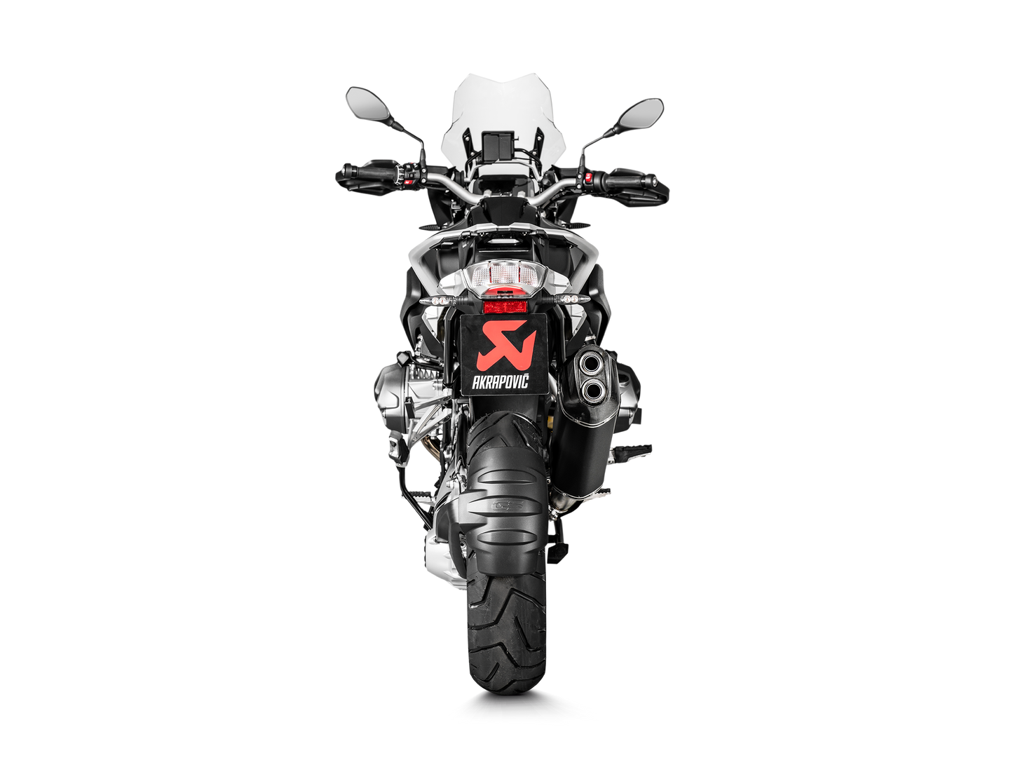 Akrapovič Uitlaat - BMW R 1250 GS / ADVENTURE 2019-2023 - Slip-On Line (Titanium) - Motor Accessoires