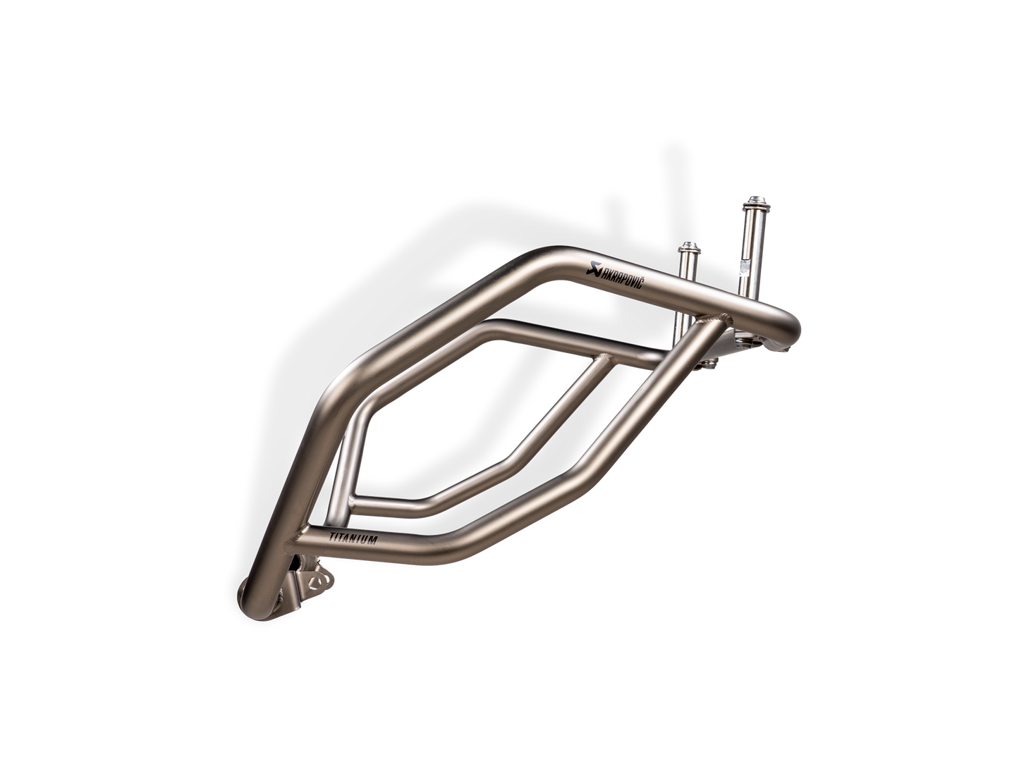 Optionele Akrapovič Uitlaat Accessoires - BMW R 1250 GS / ADVENTURE 2019-2023 - Upper Protection Bar Set (Titanium) - Motor Accessoires