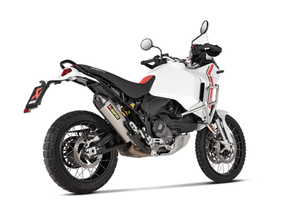 Akrapovič Uitlaat - Ducati DesertX 2022-2024 - Slip-On Line (Titanium) - Motor Accessoires