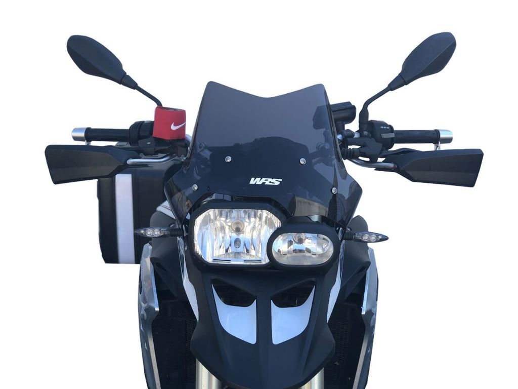 WRS Windscherm - BMW F650GS 2010-2012 | F800GS 2010-2017 - Sport - Donker Getint / Mat Zwart