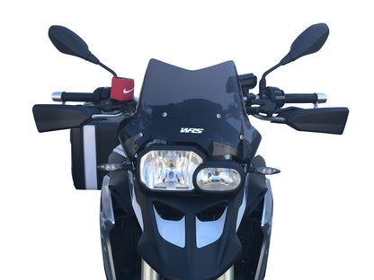 WRS Windscherm - BMW F650GS 2010-2012 | F800GS 2010-2017 - Sport - Donker Getint / Mat Zwart