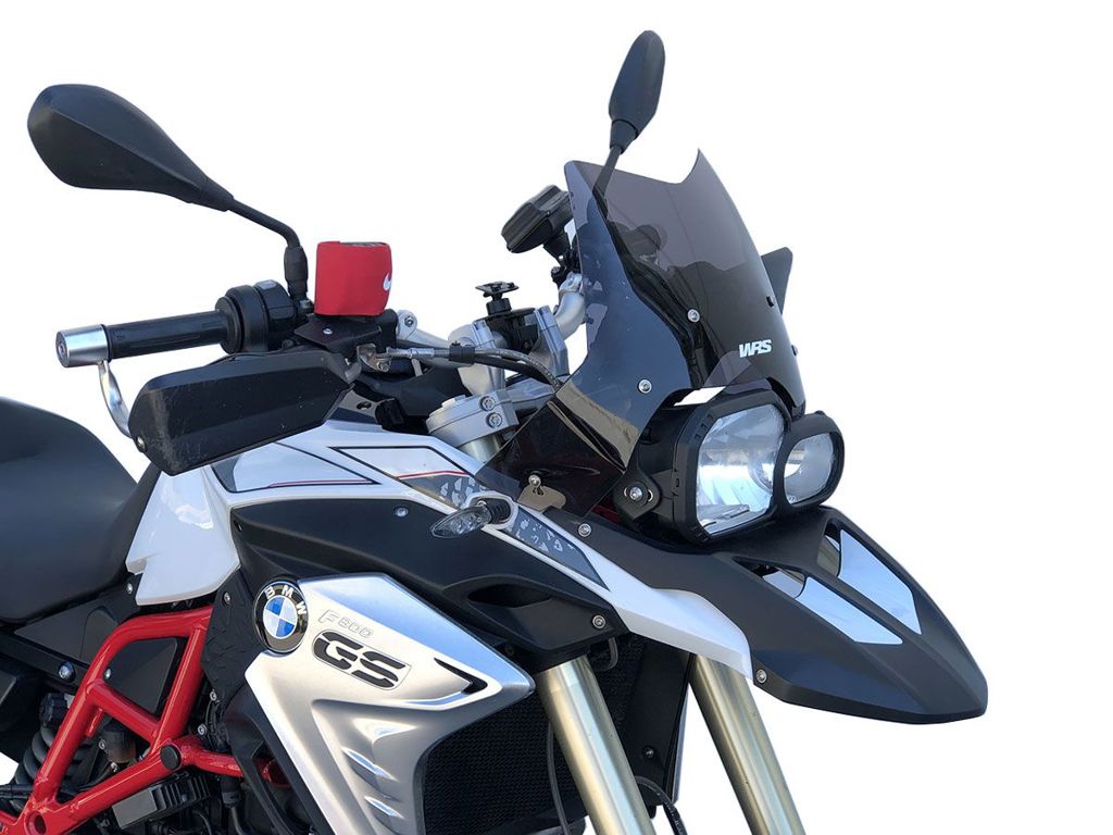 WRS Windscherm - BMW F650GS 2010-2012 | F800GS 2010-2017 - Sport - Donker Getint / Mat Zwart