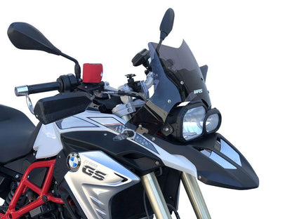 WRS Windscherm - BMW F650GS 2010-2012 | F800GS 2010-2017 - Sport - Donker Getint / Mat Zwart