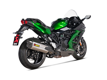 Akrapovič Uitlaat - Kawasaki Ninja H2 SX 2021-2026 - Slip-On Line (Titanium)