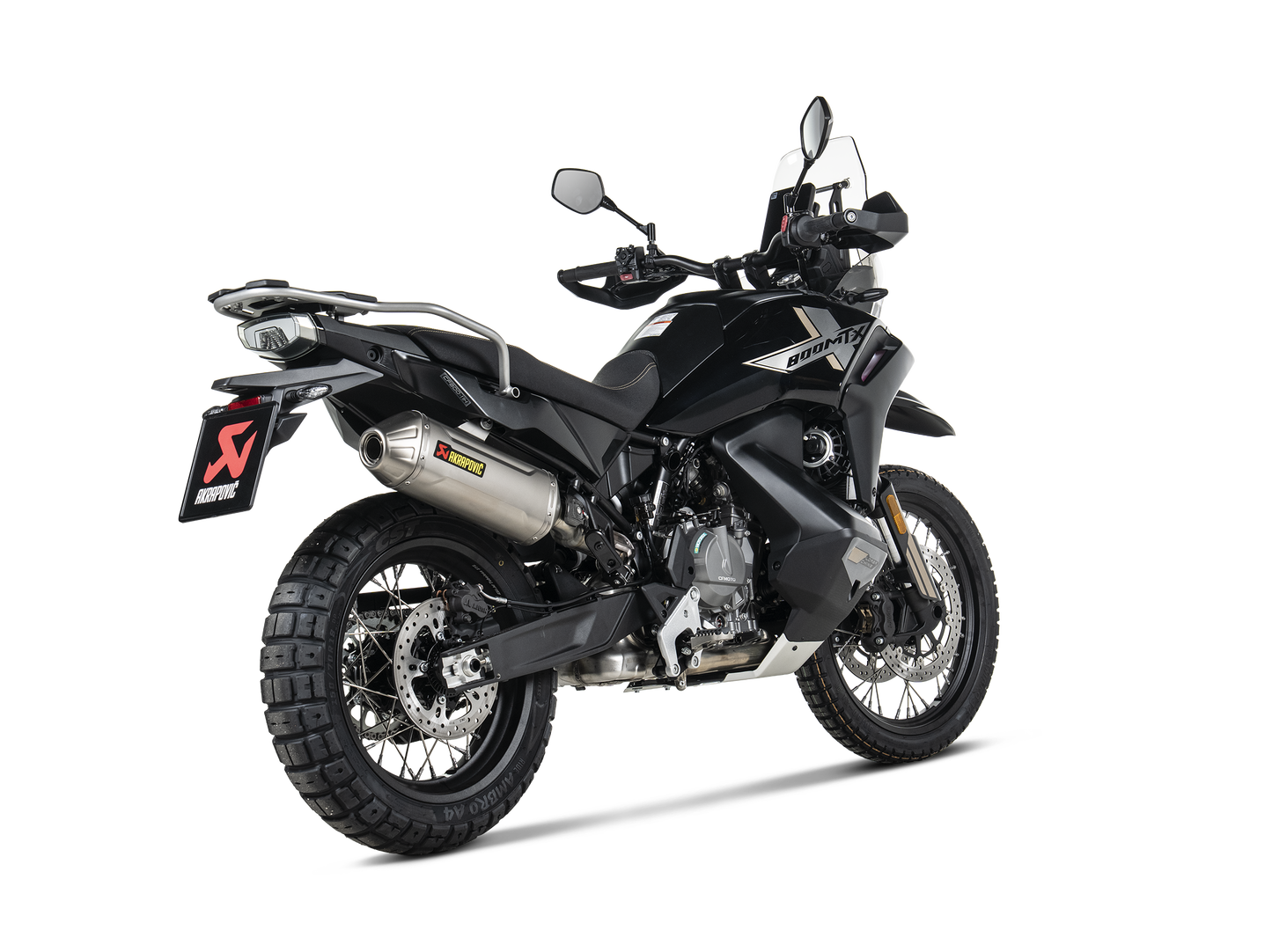 Akrapovič Uitlaat - CFMOTO 800MT-X 2025-2026 - Slip-On Line (Titanium)