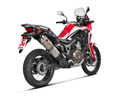 Akrapovič Uitlaat - Honda CRF1000L Africa Twin 201 & meer - Slip-On Line (Titanium)
