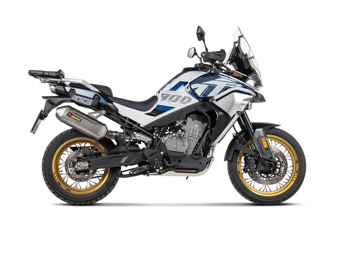Akrapovič Uitlaat - CFMOTO 800MT 2024-2026 - Slip-On Line (Titanium)