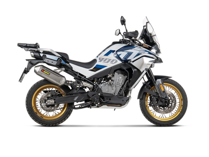 Akrapovič Uitlaat - CFMOTO 800MT 2024-2026 - Slip-On Line (Titanium)