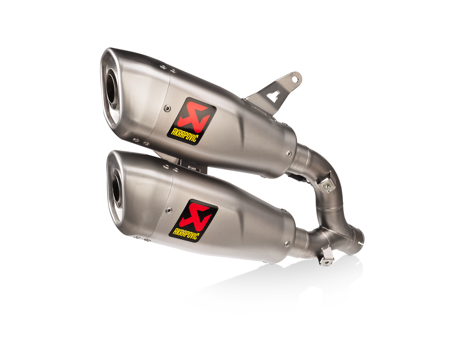 Akrapovič Uitlaat - Ducati Monster 2021-2024 - Slip-On Line (Titanium) - Motor Accessoires
