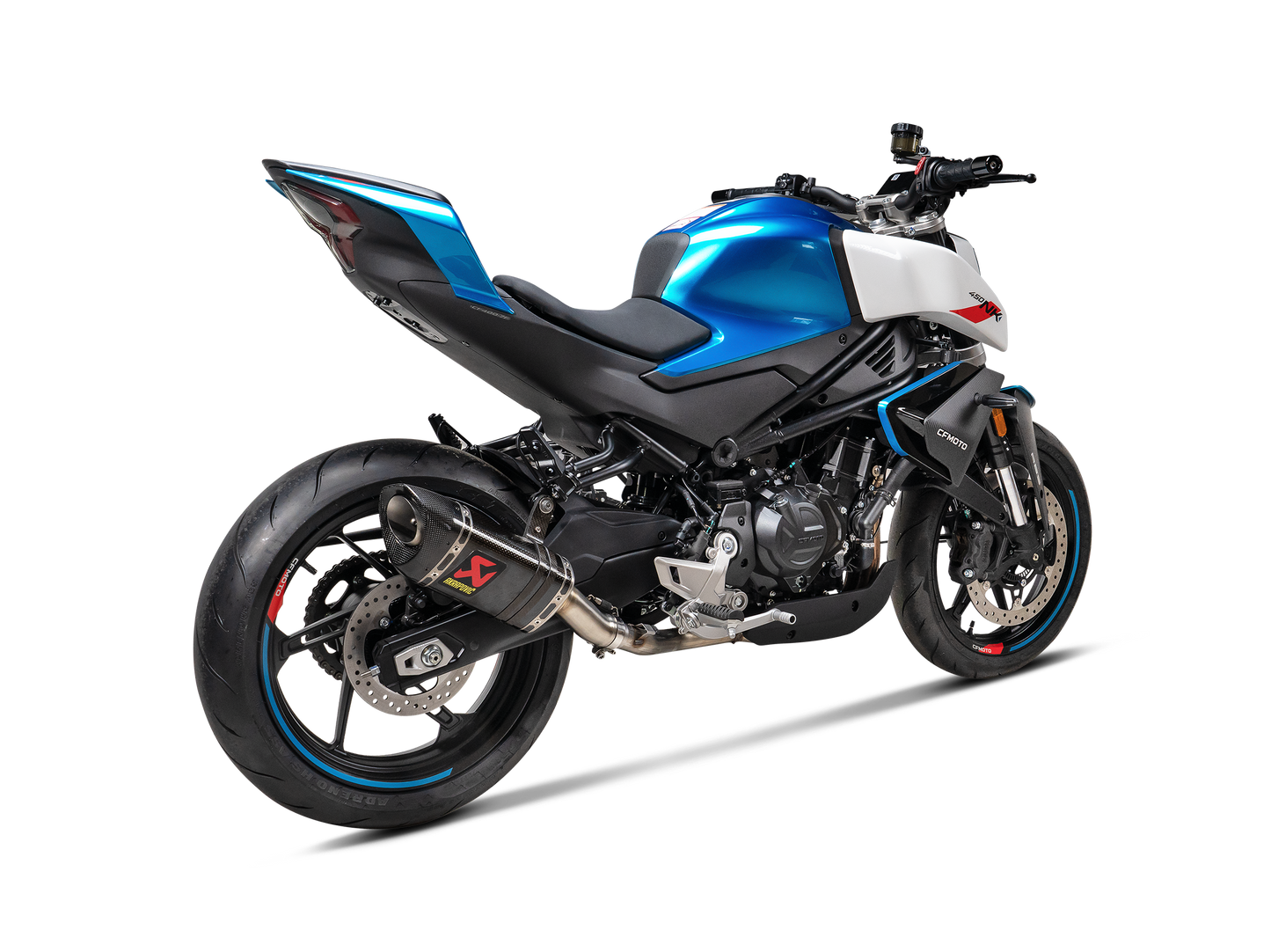 Akrapovič Uitlaat - CFMOTO 450SR / 450NK 2024-2026 - Slip-On Line (Carbon)