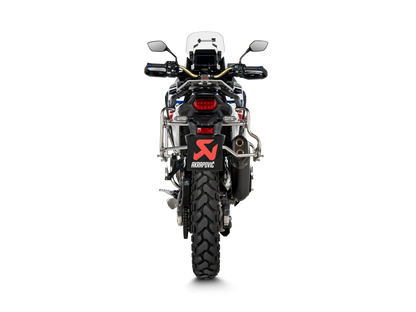 Akrapovič Uitlaat - Honda CRF1100L Africa Twin 2024-2026 | CRF1100L Africa Twin Adventure Sports 2024-2026 - Slip-On Line (Titanium) - Motor Accessoires