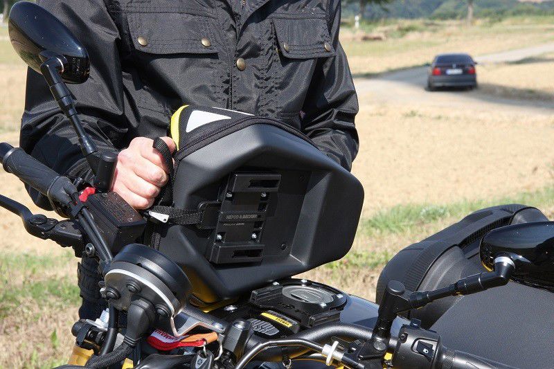 Tanktas model Royster zwart Hepco&Becker