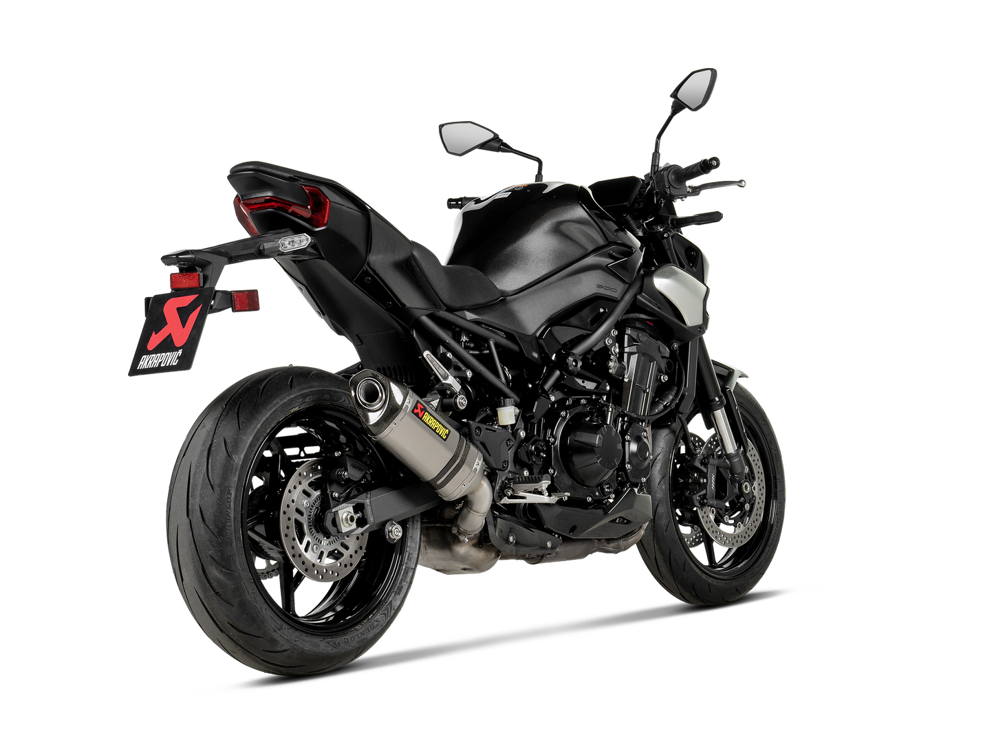 Optionele Akrapovič Uitlaat Accessoires - Kawasaki Z900 2025-2026 - Heat Shield (Carbon) - Motor Accessoires