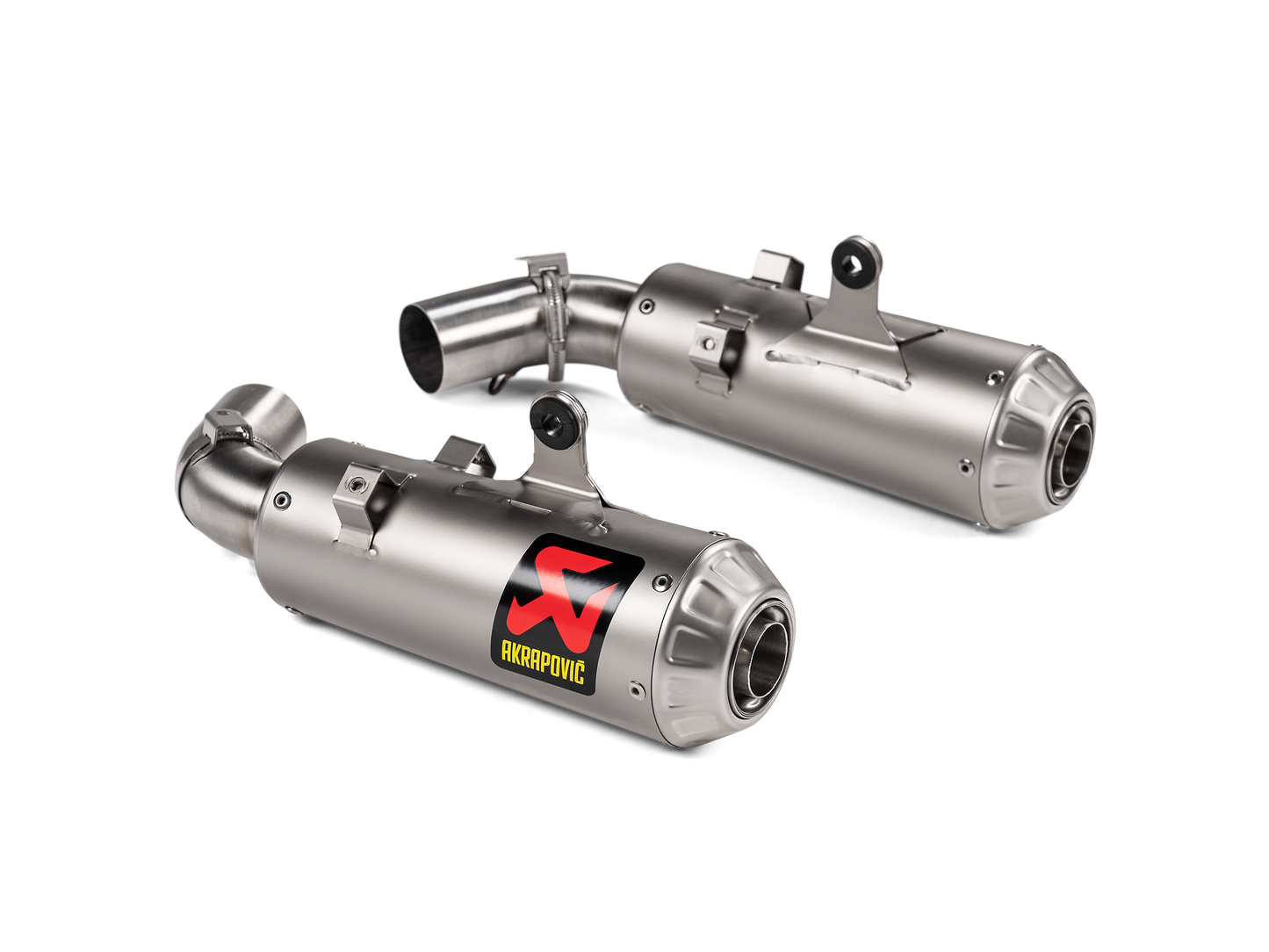 Akrapovič Uitlaat - Ducati Hypermotard 950 / 950 SP 2019-2024 - Slip-On Line (Titanium) - Motor Accessoires