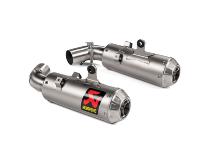 Akrapovič Uitlaat - Ducati Hypermotard 950 / 950 SP 2019-2024 - Slip-On Line (Titanium) - Motor Accessoires