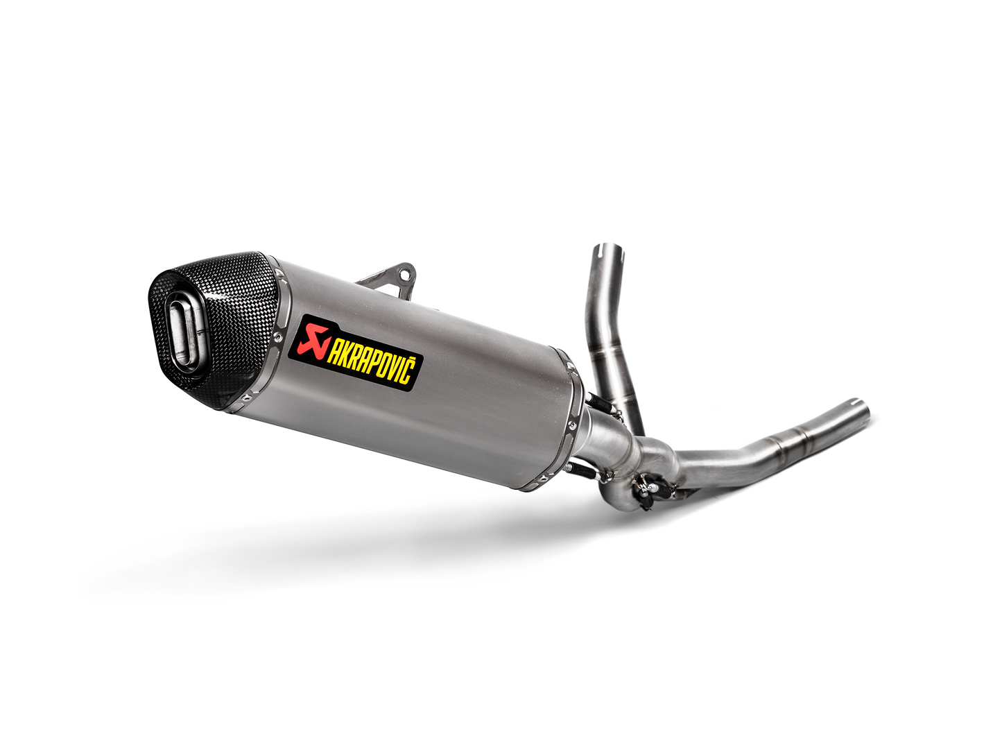 Akrapovič Uitlaat - Suzuki V-STROM 650 2017-2024 - Racing Line (Titanium)