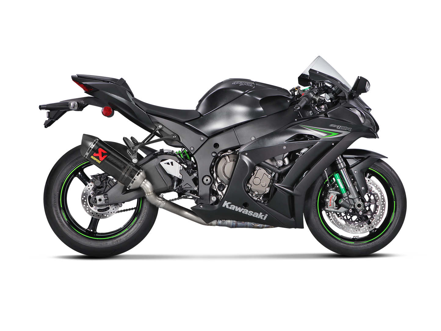 Optionele Akrapovič Uitlaat Accessoires - Kawasaki Ninja ZX-10R 2016-2020 | Ninja ZX-10R SE 2018-2020 | Ninja ZX-10RR 2017-2020 - Optional Link Pipe (Titanium) - Motor Accessoires