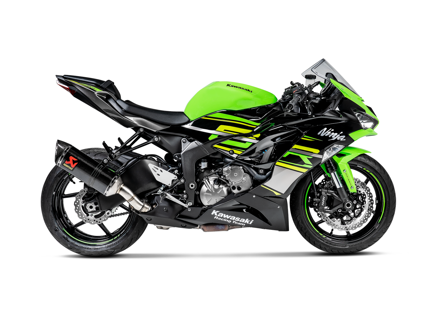 Akrapovič Uitlaat - Kawasaki Ninja ZX-6R 2009-2026 | Ninja ZX-6R 636 2013-2020 - Slip-On Line (Carbon) - Motor Accessoires