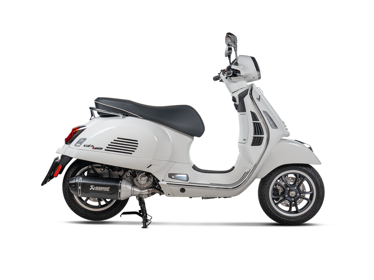 Akrapovič Uitlaat - Vespa GTS 310 / Super / SuperSport / SuperTech 2024-2026 - Slip-On Line (SS) - Motor Accessoires