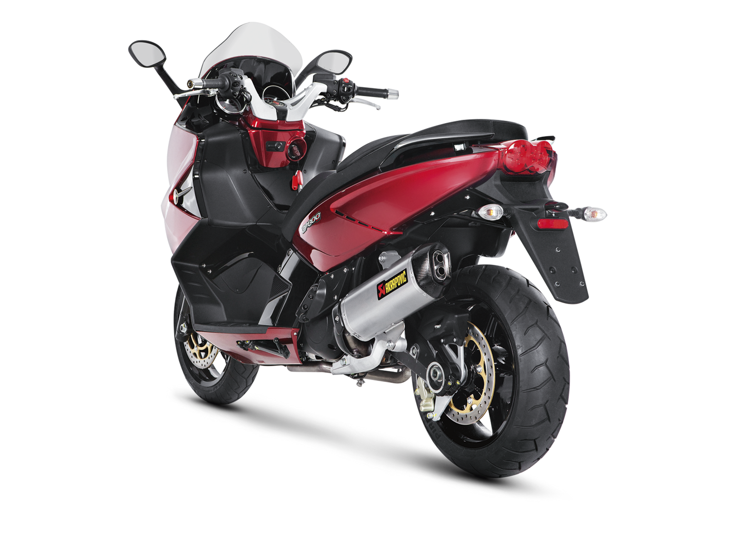 Akrapovič Uitlaat - Aprilia SRV 850 2012-2016 | Gilera GP 800 2008-2015 - Slip-On Line (SS) - Motor Accessoires