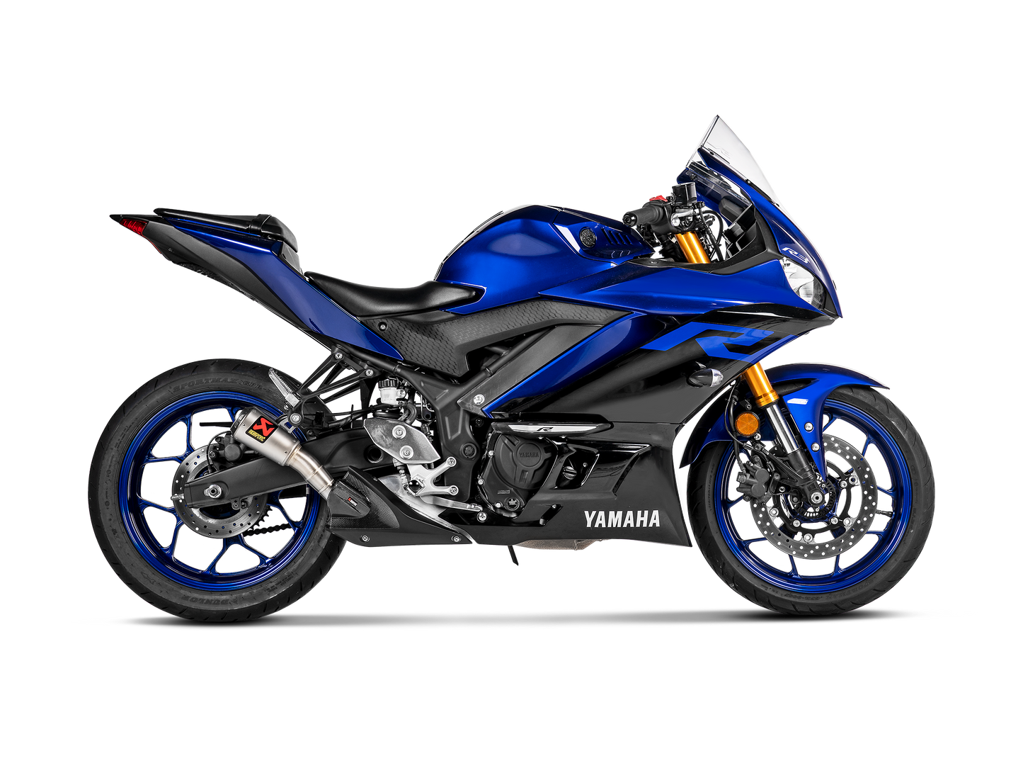 Optionele Akrapovič Uitlaat Accessoires - Yamaha R3 2015-2021 | YZF-R25 2014-2021 - Heat Shield (Carbon) - Motor Accessoires