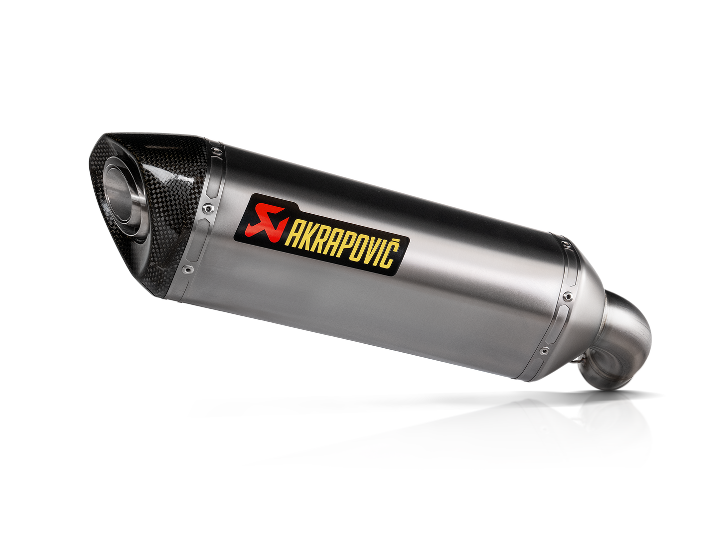 Akrapovič Uitlaat - Kawasaki Ninja 1000SX 2020-2024 | Ninja 1100SX 2025-2026 - Slip-On Line (Titanium) - Motor Accessoires