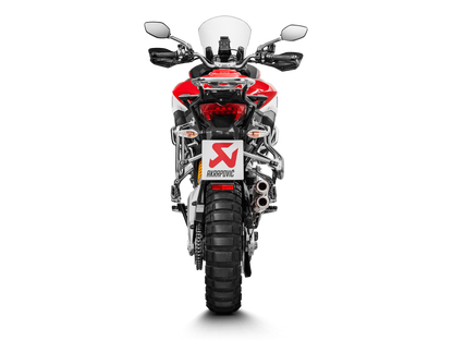 Akrapovič Uitlaat - Ducati Multistrada 1200 Enduro 2017-2018 | Multistrada 1260 Enduro 2019-2020 | Multistrada 950 / 950 S / V2 / V2 S 2017-2020 - Slip-On Line (Titanium) - Motor Accessoires