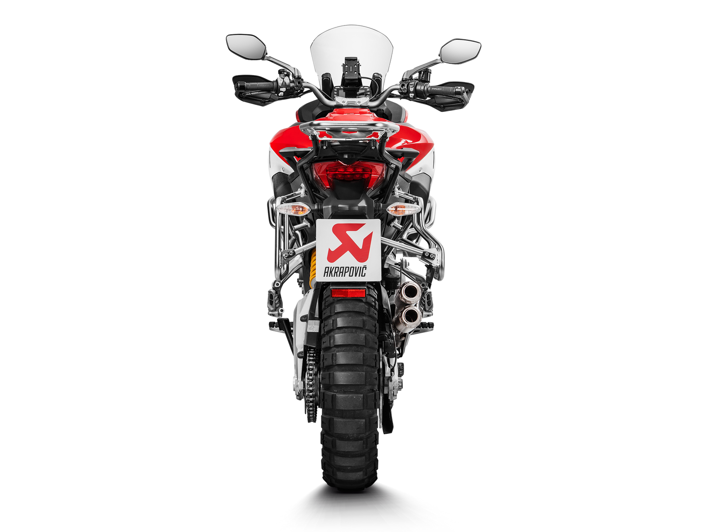 Akrapovič Uitlaat - Ducati Multistrada 1200 Enduro & meer - Slip-On Line (Titanium)