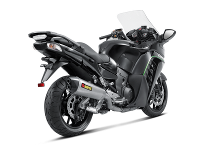 Akrapovič Uitlaat - Kawasaki 1400 GTR 2008-2017 | CONCOURS 14 2008-2017 - Slip-On Line (Titanium) - Motor Accessoires