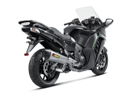Akrapovič Uitlaat - Kawasaki 1400 GTR 2008-2017 & meer - Slip-On Line (Titanium)