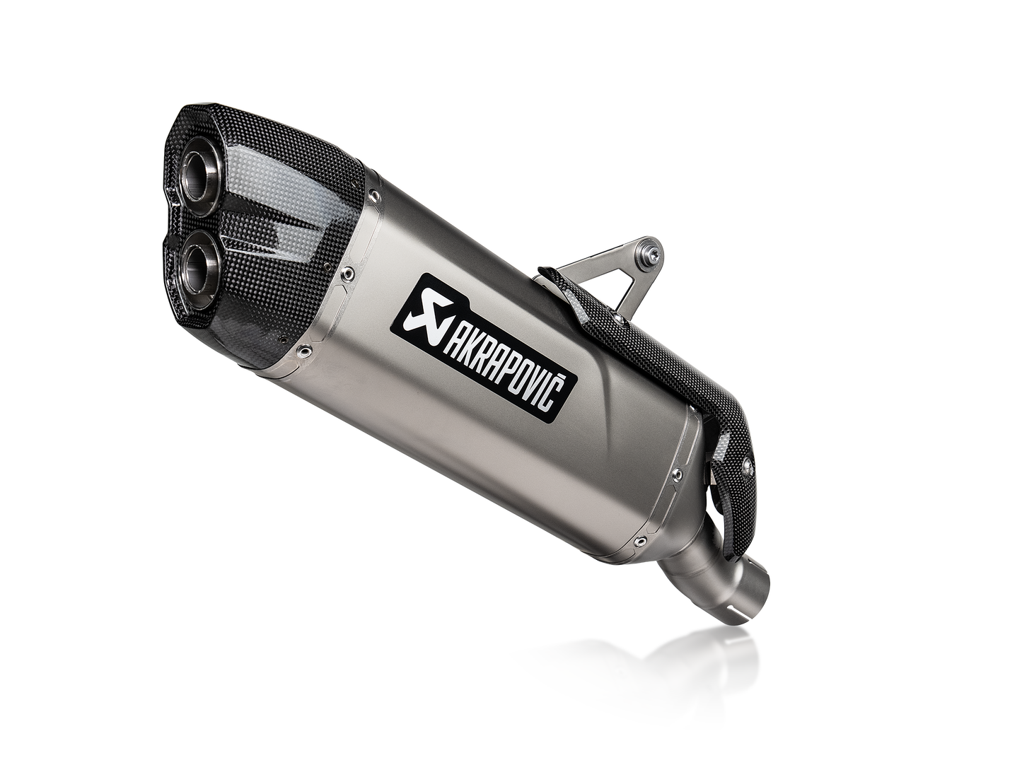 Akrapovič Uitlaat - Ducati Multistrada V2 / S 2025 & meer - Slip-On Line (Titanium)
