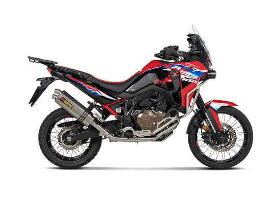 Akrapovič Uitlaat - Honda CRF1100L Africa Twin Adv & meer - Racing Line (Titanium) - for Adventure Sports