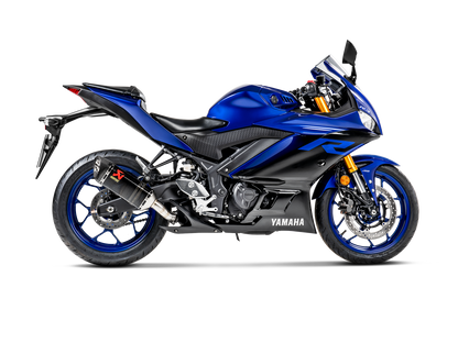 Akrapovič Uitlaat - Yamaha MT-03 2016-2019 | MT-03 2020-2021 | R3 2015-2018 | R3 2019-2021 | YZF-R25 2014-2021 - Slip-On Line (Carbon) - Motor Accessoires