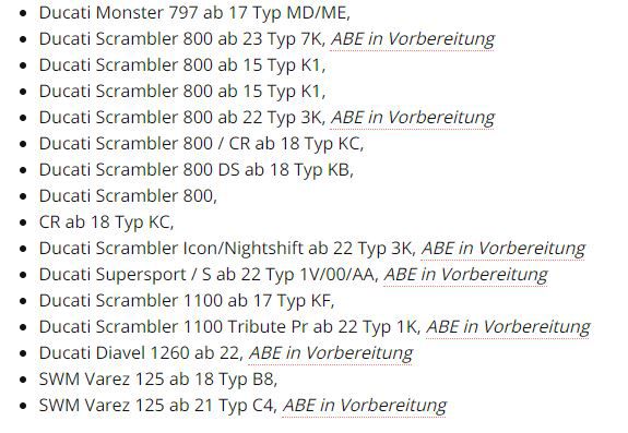 Verstelbare Flex Voetsteunen Achterzijde 22Mm Mizu Diverse Ducati Modellen