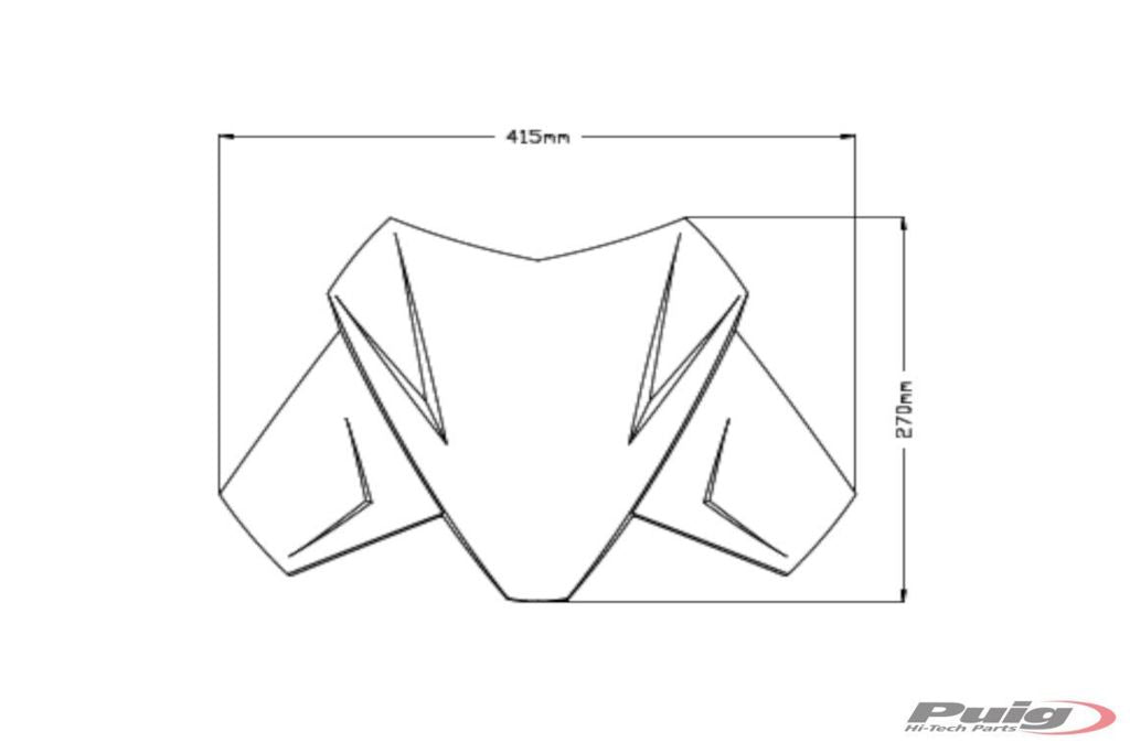 Vervangingsruit Sport Puig Ktm 1290 Super Adventure R/S '21-