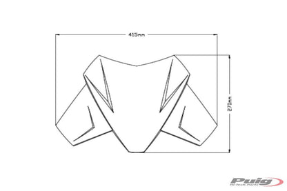 Vervangingsruit Sport Puig Ktm 1290 Super Adventure R/S '21-