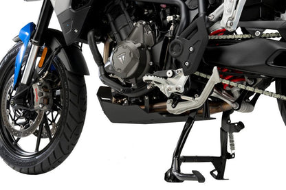 Carterplaat Zwart Aluminium Puig Triumph Tiger 900 Modellen