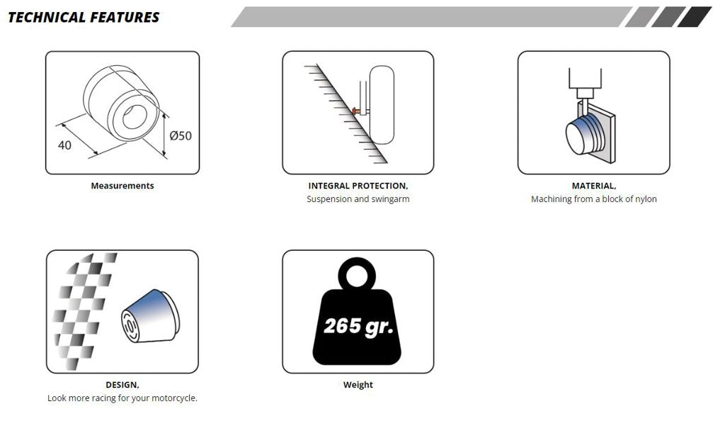 Achterasprotector Puig CF Moto 450NK '23-