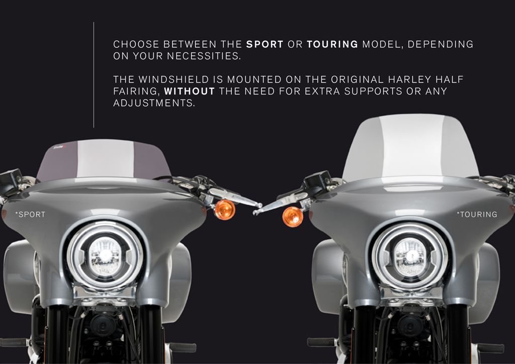 Vervangingsruit Touring Puig Honda Cmx1100T Rebel '23-