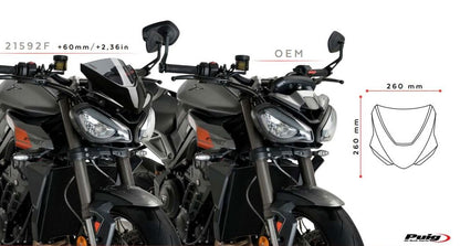 Vervangingsruit Naked Bike Puig Triumph Street Triple 675 R/Rs '23-