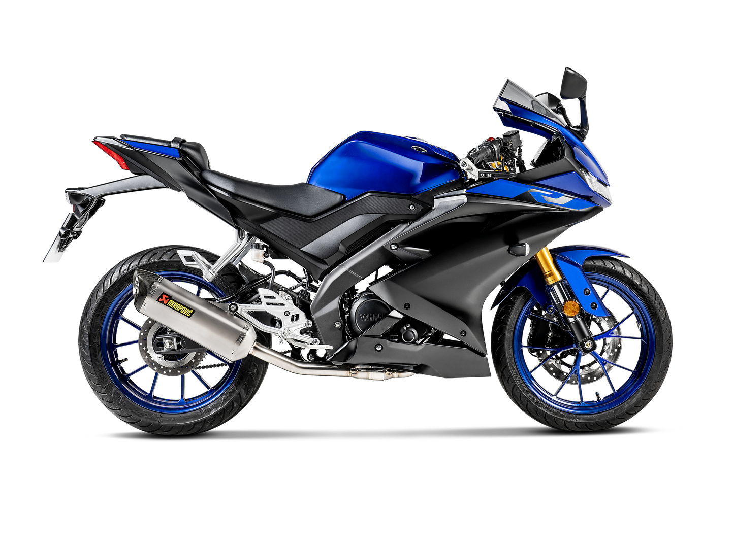 Akrapovič Uitlaat - Yamaha MT-125 2020 & meer - Racing Line (Titanium)