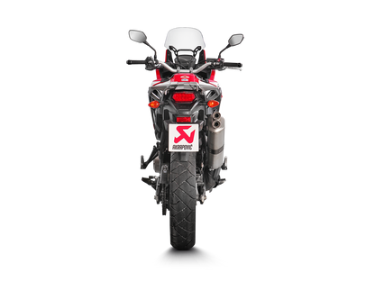 Akrapovič Uitlaat - Honda CRF1000L Africa Twin 2016-2019 | CRF1000L Africa Twin Adventure Sports 2018-2019 - Slip-On Line (Titanium) - Motor Accessoires