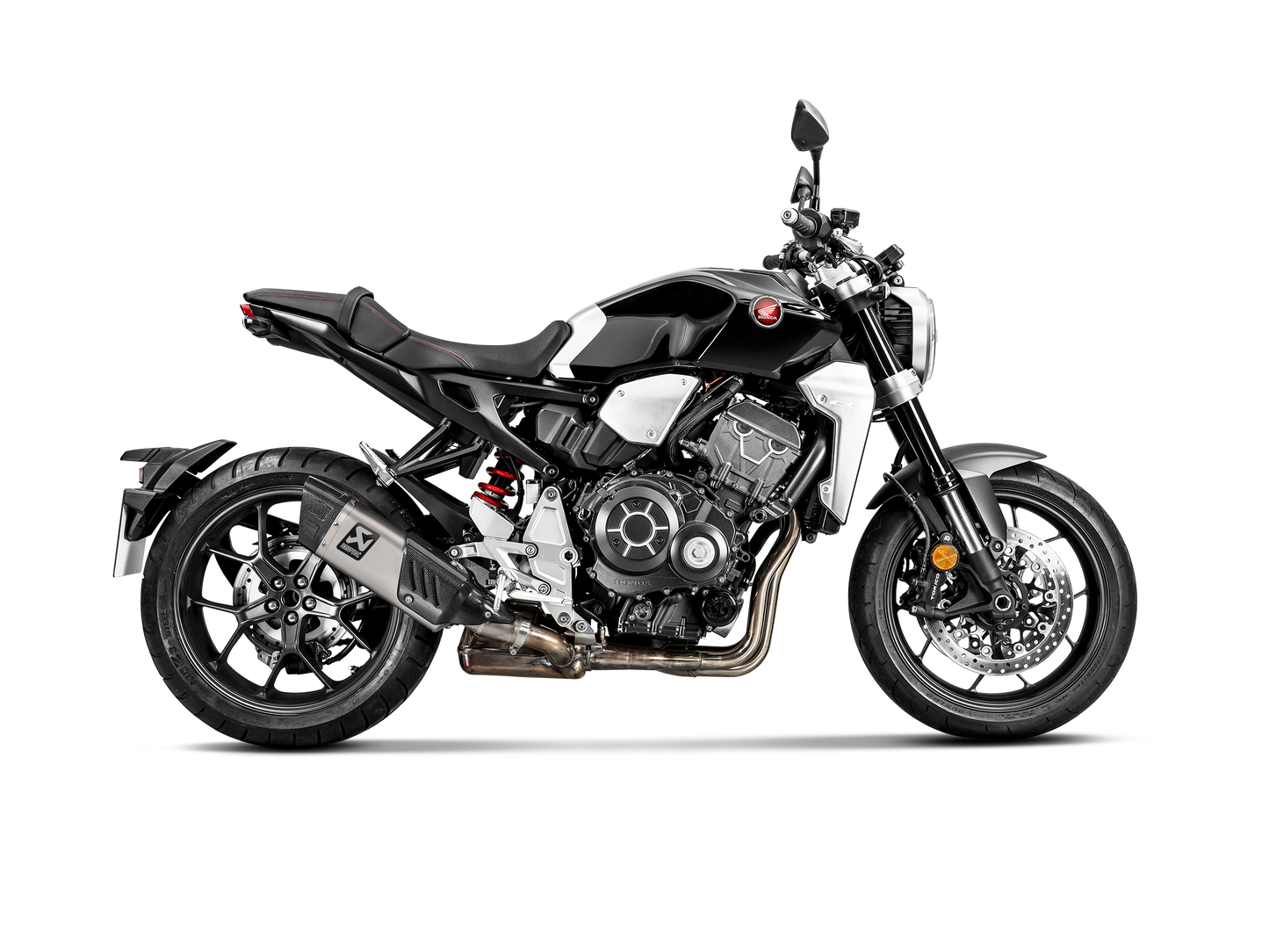Akrapovič Uitlaat - Honda CB1000 R 2018-2024 - Slip-On Line (Titanium) - Motor Accessoires